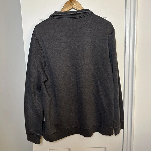 JOHN ASHFORD Men's Gray Pullover Quarter Zip Size Large - Picture 4 of 5